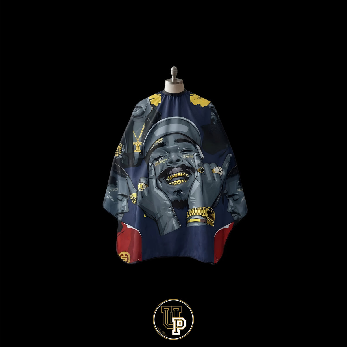 Capa Diseño Gold Grillz 160x145cm