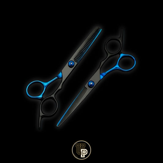 Kit tijeras Negro/Azul
