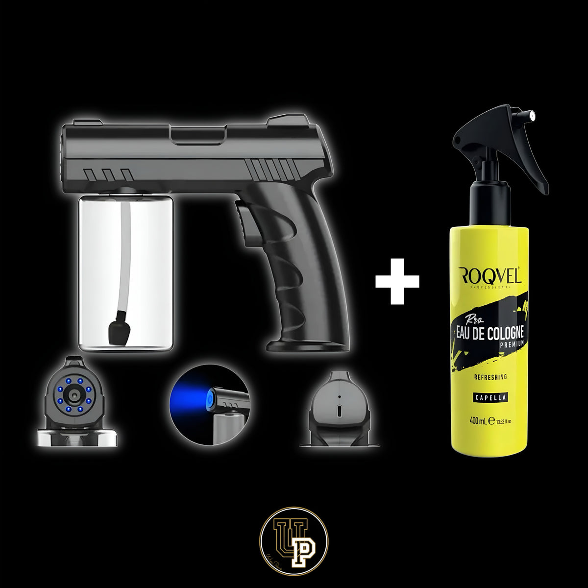 Combo Pistola Pulverizadora + After Shave roqvel